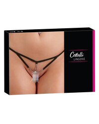 Glitzer-Ministring: Seestern, schwarz